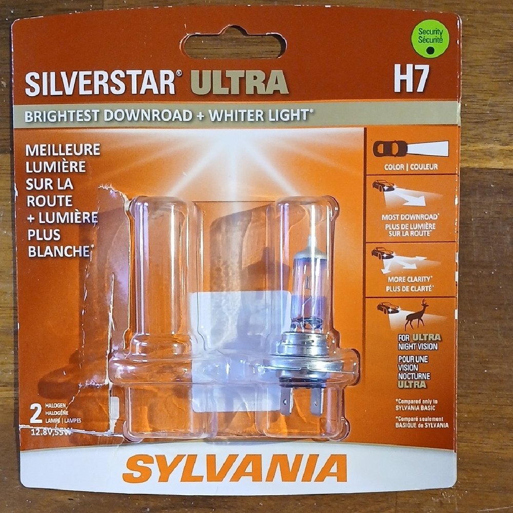 Sylvania SilverStar Ultra H7 Headlight Bulb